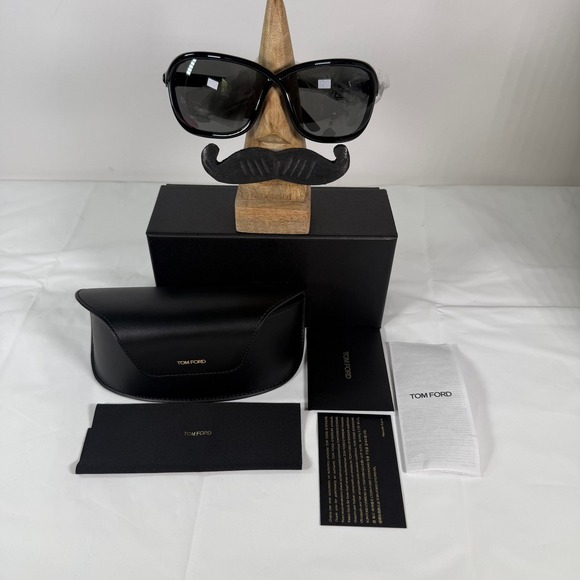 Tom Ford Accessories - Tom Ford Fernanda TF1069 01A Black Butterfly Sunglasses Made in Italy NEW